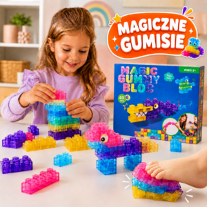 Magiczne Gumisie - klocki i gniotek w jednym, które wciągają na długo